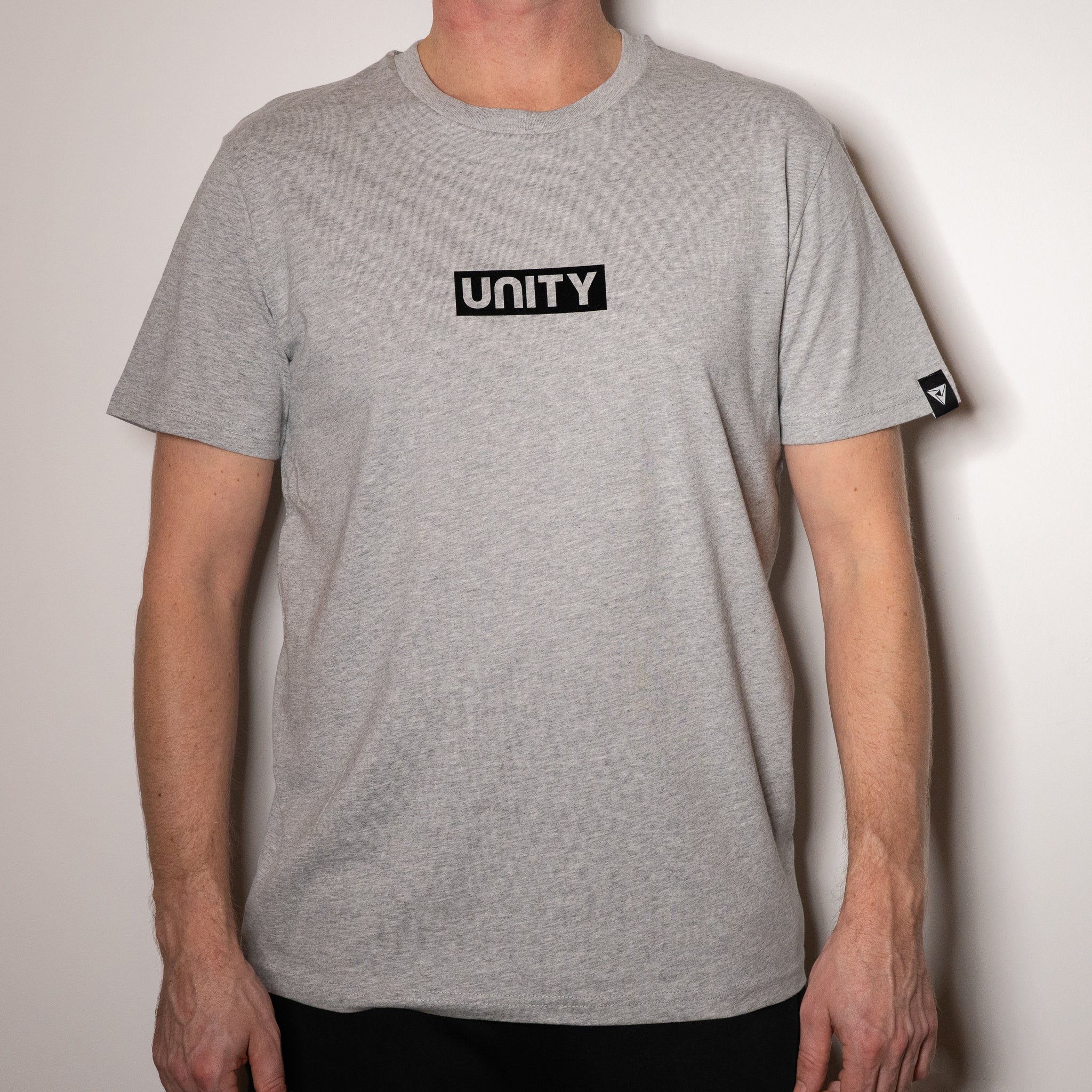 Grey Basic Reversed T-Shirt - Unity